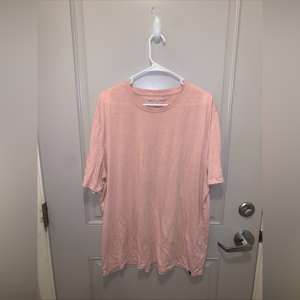 Threads 4 Thought Men’s Pink Tshirt Size XXL